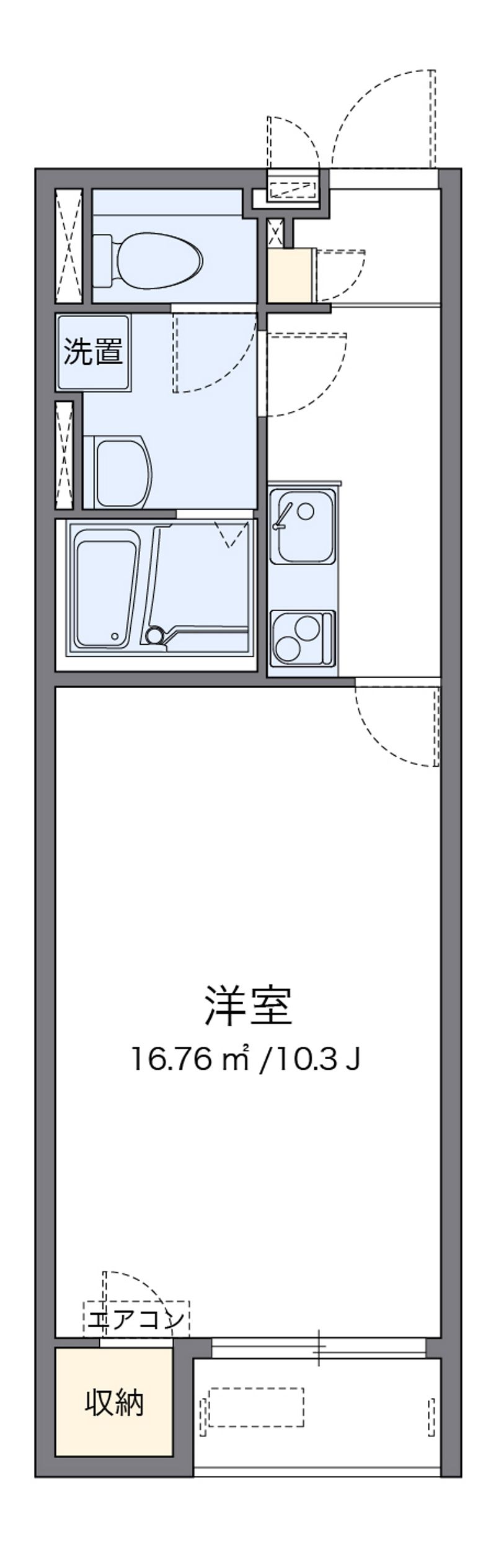 クレイノルピナス 間取図