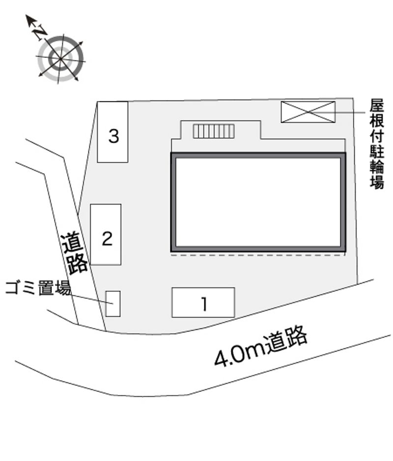 レオパレスエリクシール 配置図