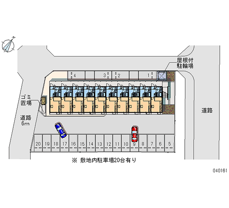 レオパレスクオリア 月極駐車場