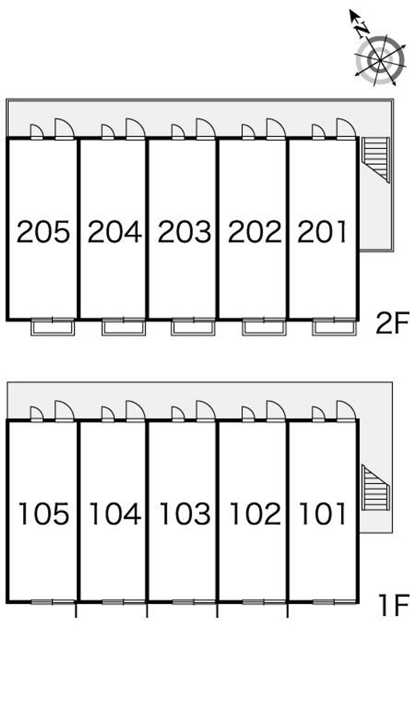 レオパレスラ　ルース 間取り配置図