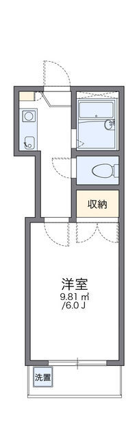 レオパレス沖野上Ｐａｒｔ２ 間取り図