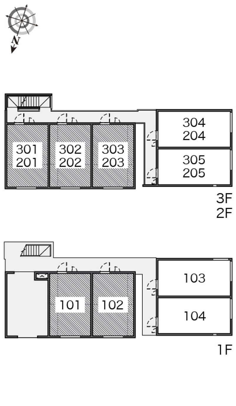 レオパレス千 間取配置図