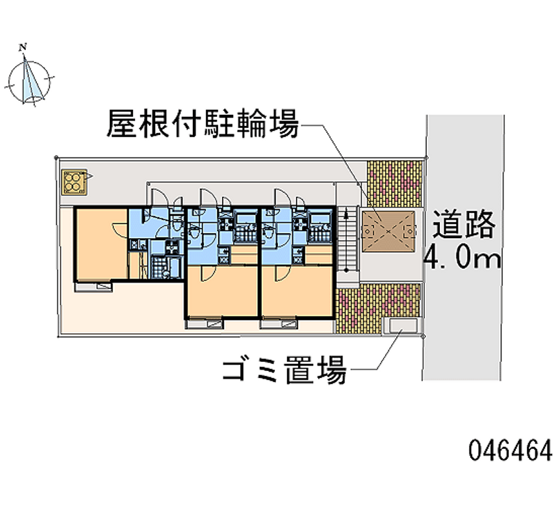 レオパレスコーポＯＨＴＡＫＩ 区画図
