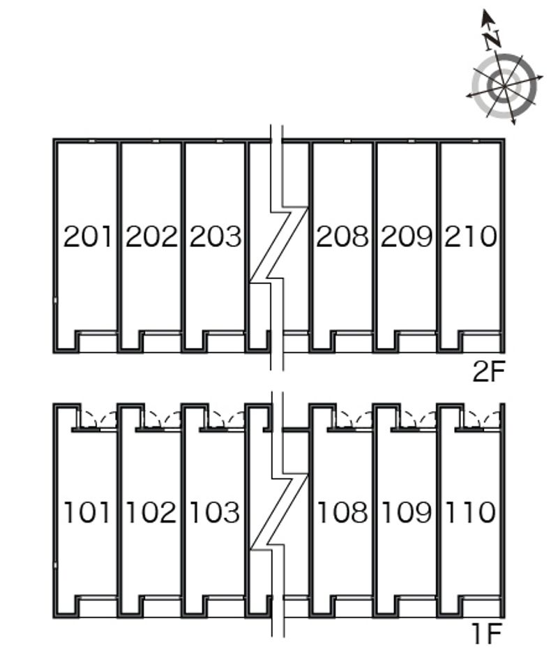 レオネクストシャンデフレーズ 間取配置図