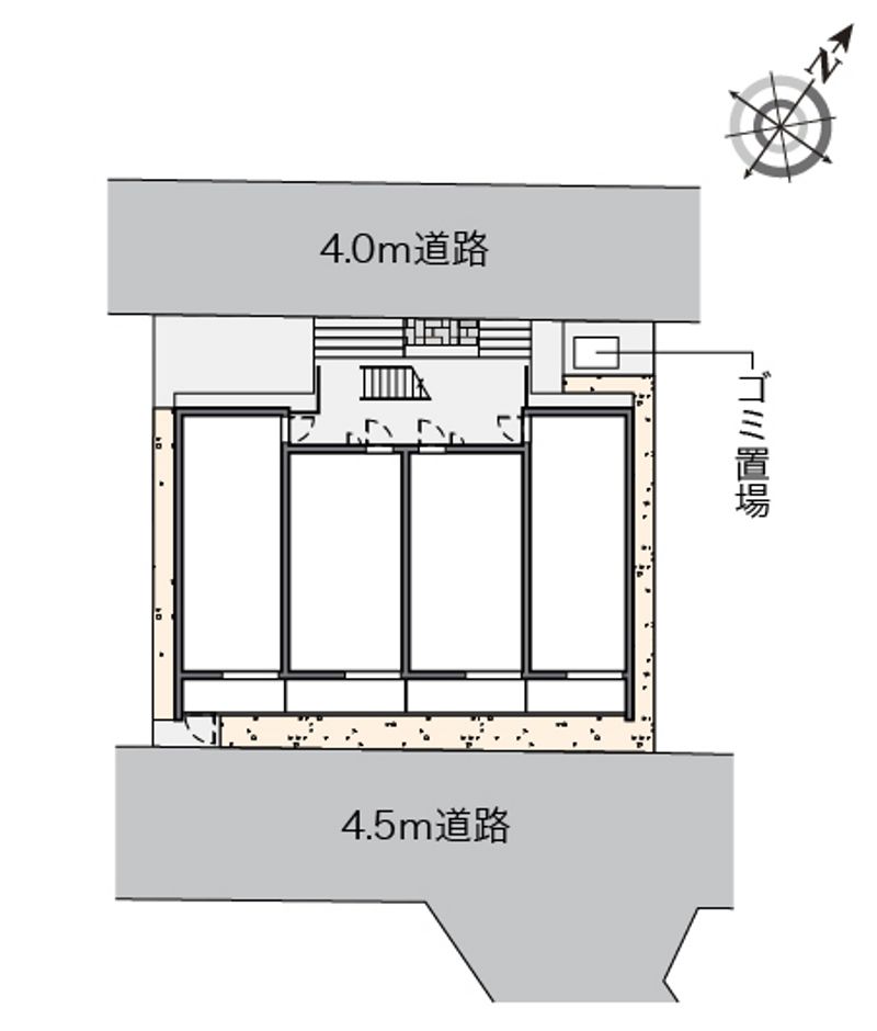 クレイノ帰燕館 配置図
