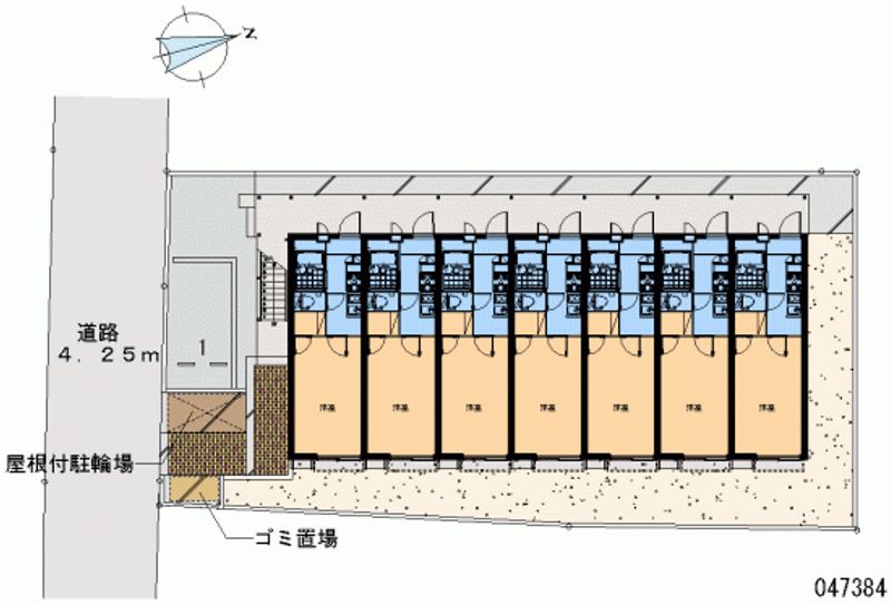 レオパレスさくら２ 区画図