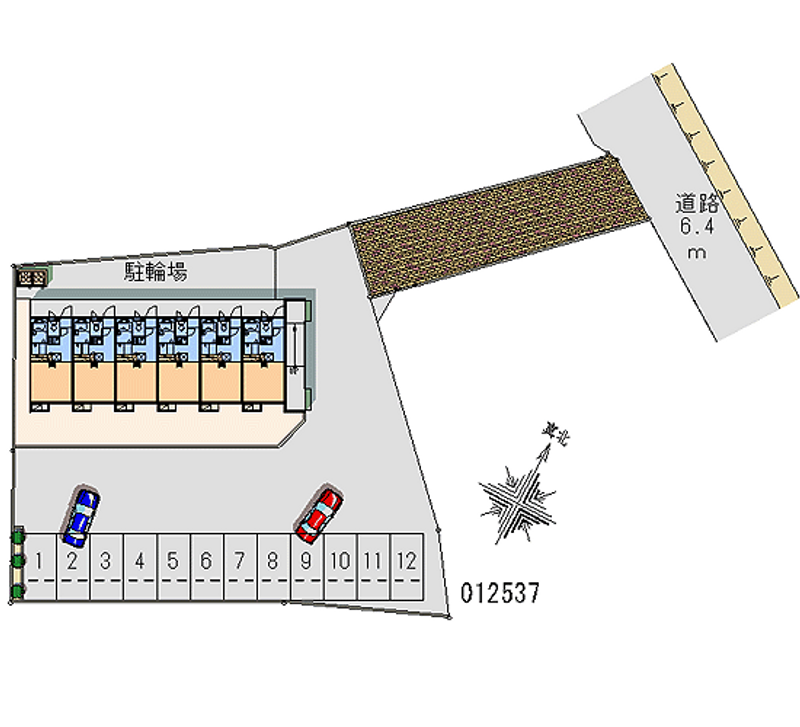 12537 bãi đậu xe hàng tháng