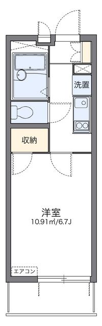 レオパレスクレール国見 間取り図