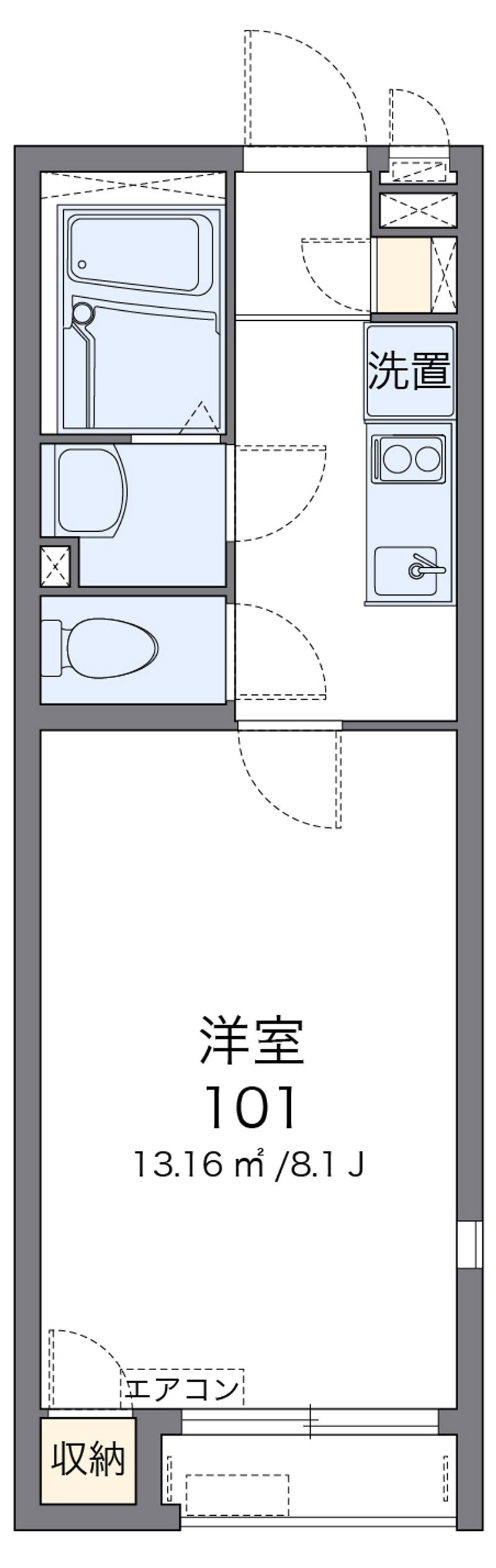 レオネクスト若文 間取図