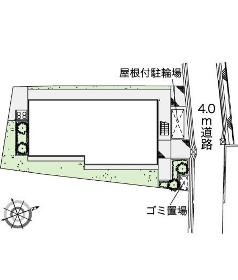 レオパレスロフテージミドリ 配置図