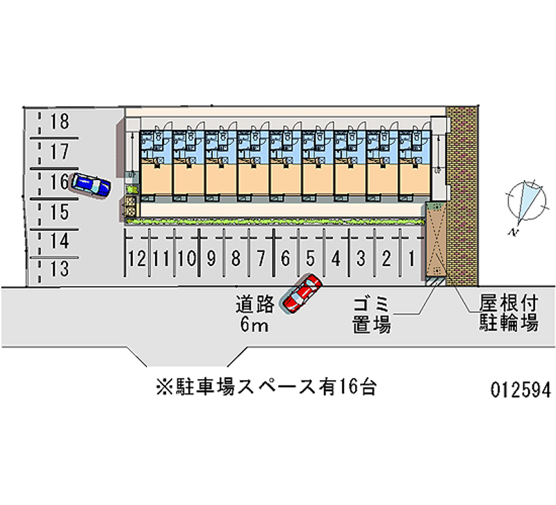 12594 Monthly parking lot