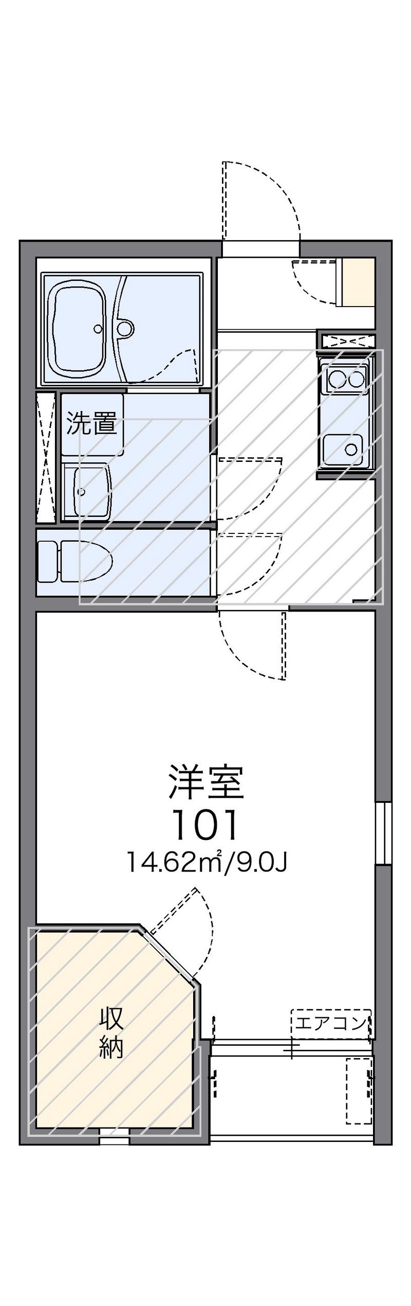 レオネクストオアーゾ 間取図