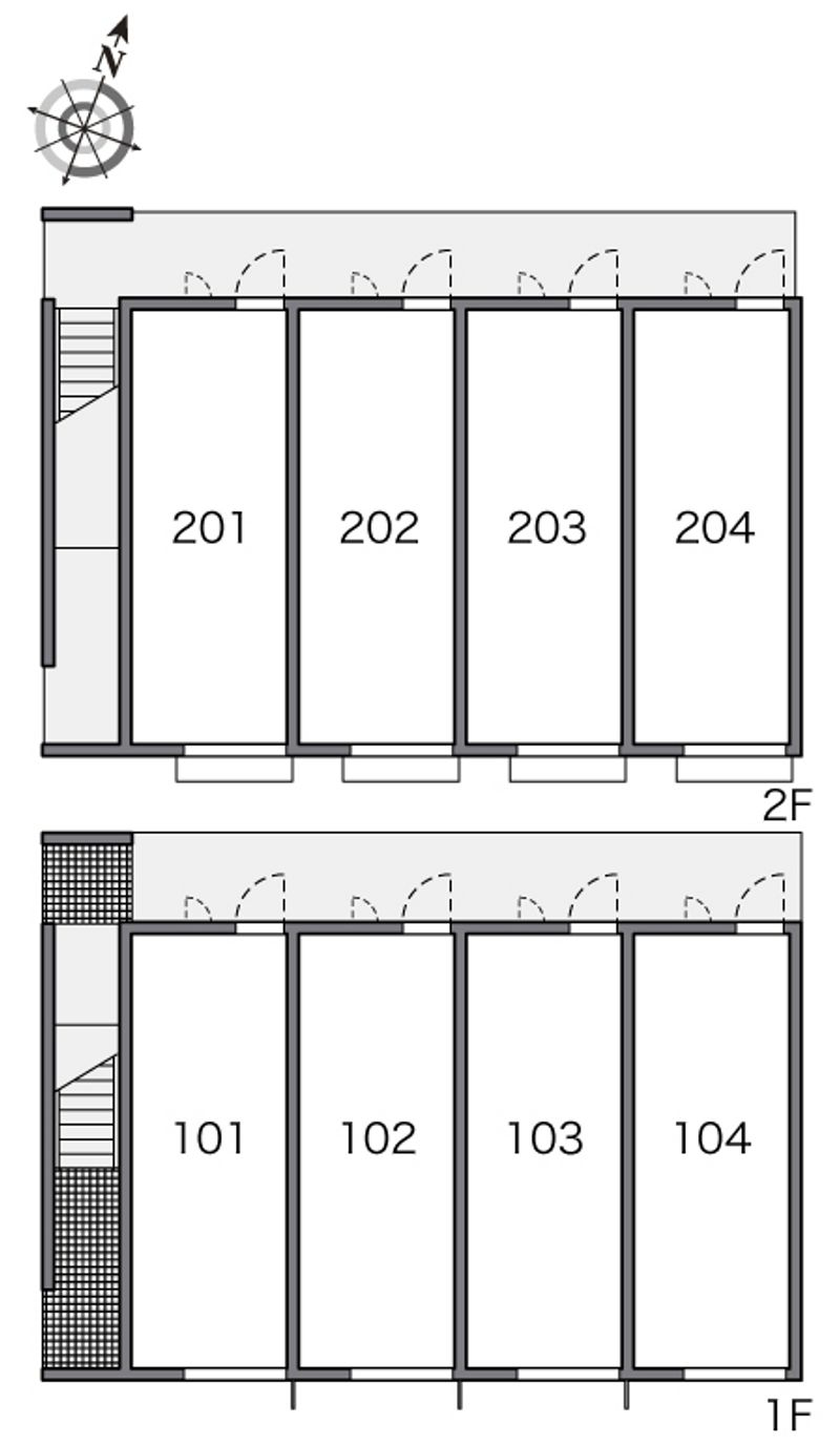 leopalace HATUNE II Floor plan layout diagram