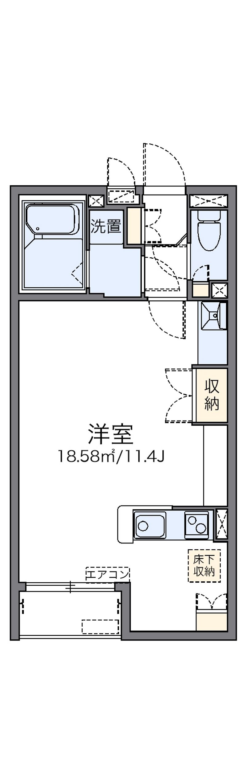レオネクストたちばな 間取図