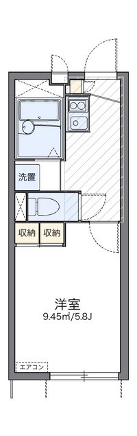 レオパレスベルウッド　カシハラ 間取り図