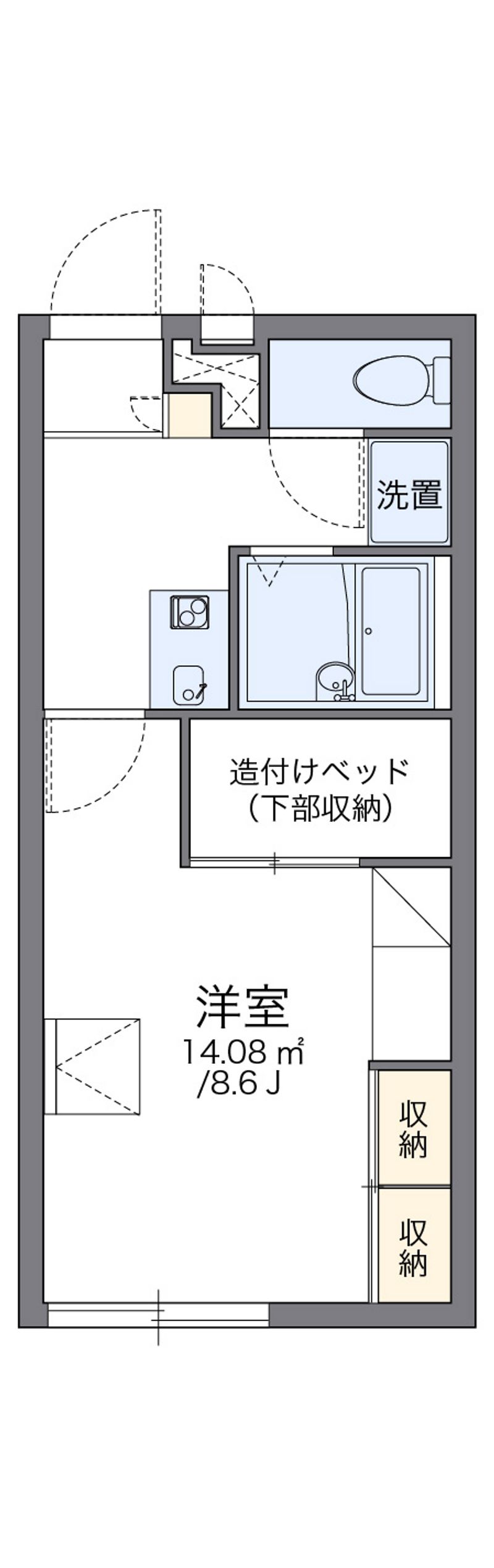 レオパレスＡＲＩＤＡⅠ 間取図