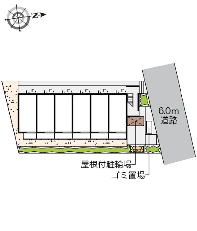 レオパレスクレール川崎 配置図