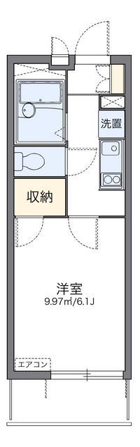 レオパレス久後崎 間取り図