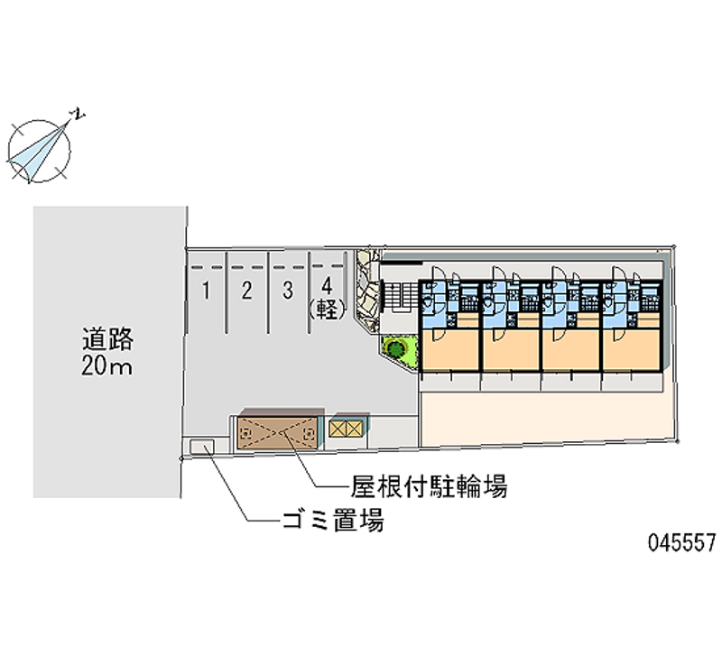 レオパレスオネスティ 区画図