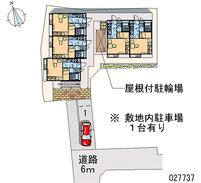 レオパレスはなみずき 区画図