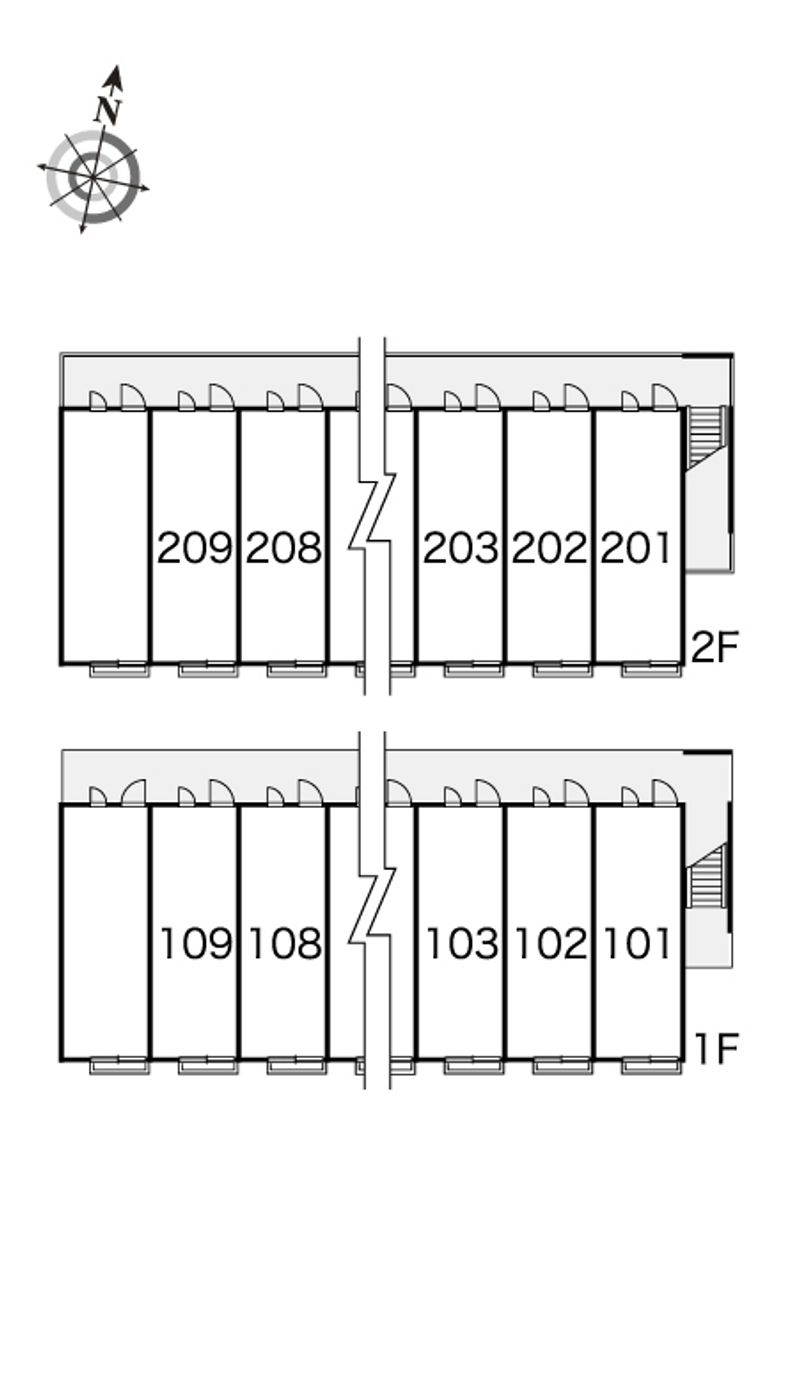 レオパレスＲⅠＴＡ 間取配置図