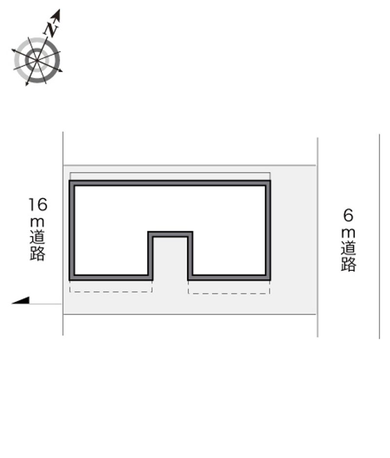 レオパレスクレヨンハウス 配置図