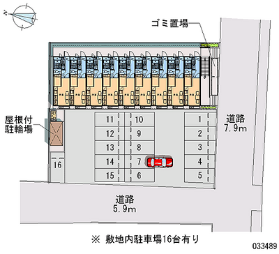 33489 Monthly parking lot