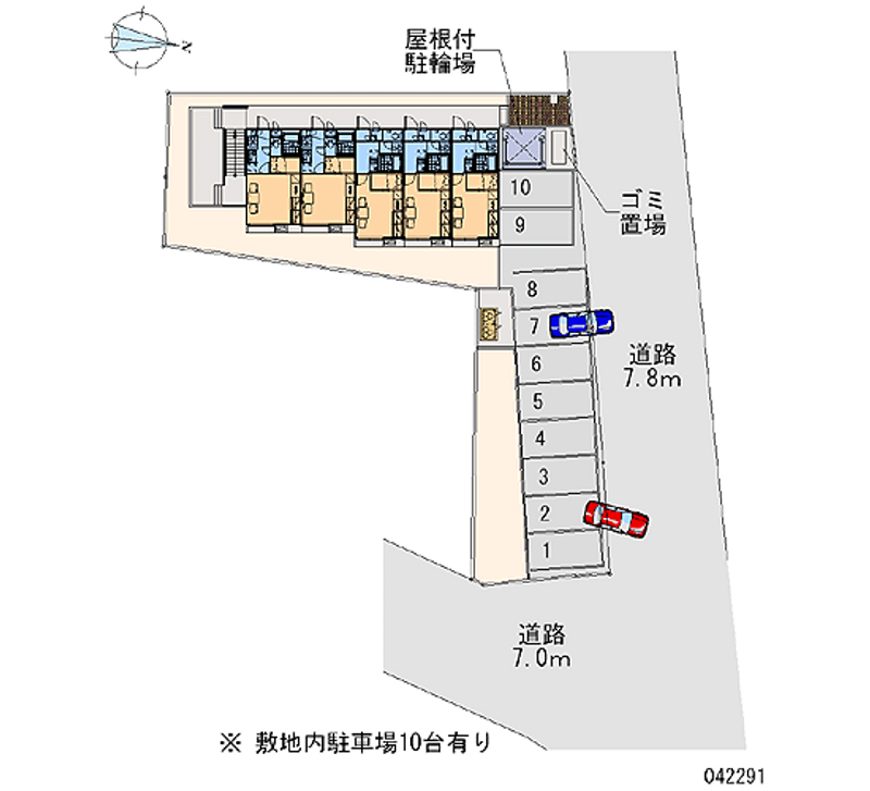 レオパレス翔 月極駐車場