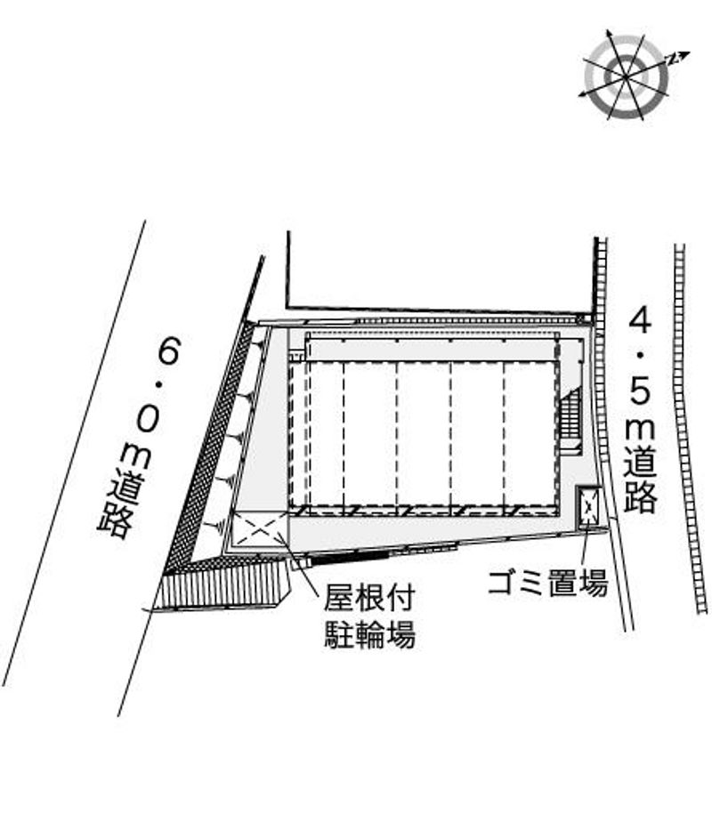 レオパレス今福 配置図