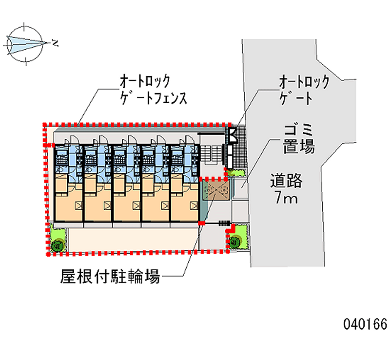 レオパレスアウラ 区画図