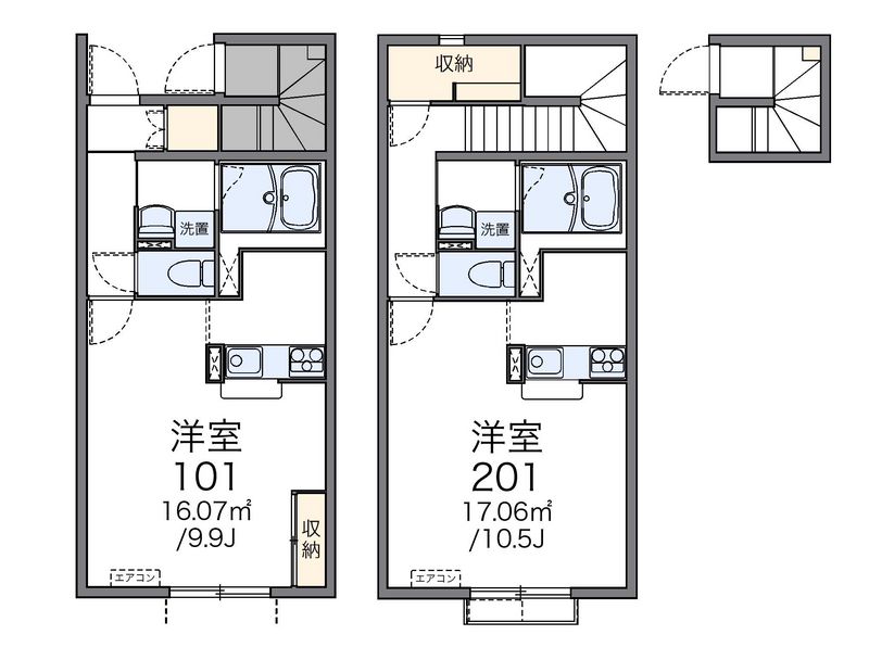 レオネクスト輝 間取図
