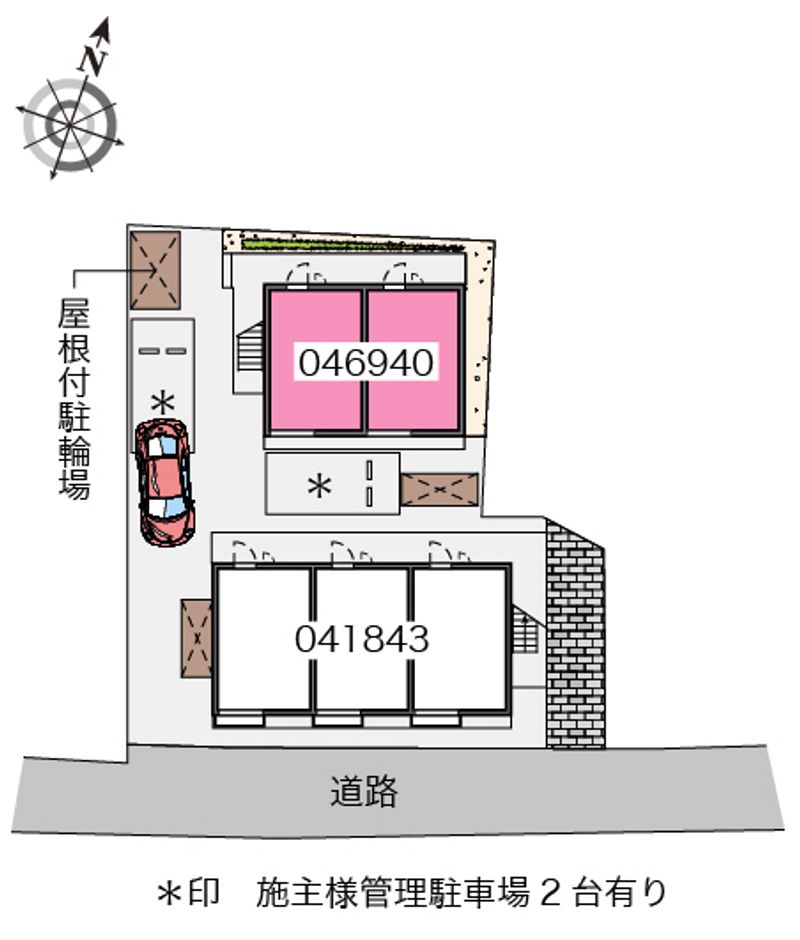 レオパレスマインドⅡ 配置図