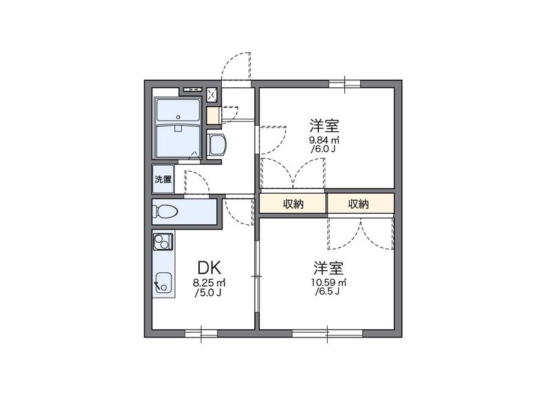 leopalace Bunga raya Dua Floor plan