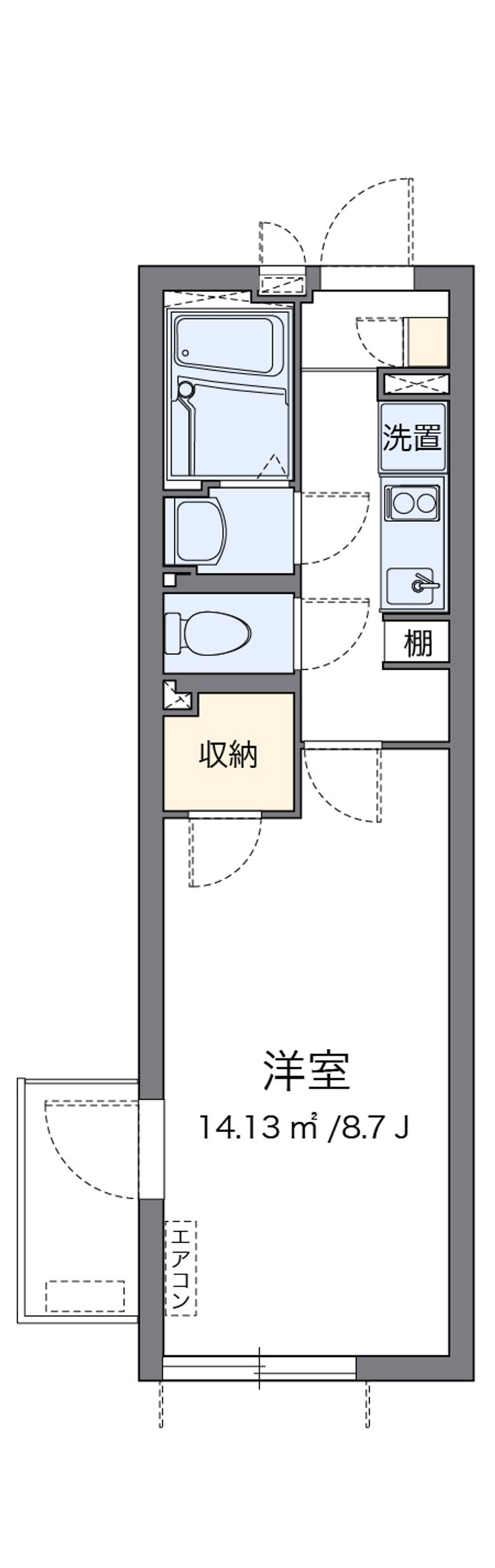 CLEINO High Bridge Fujimi Dori 户型图