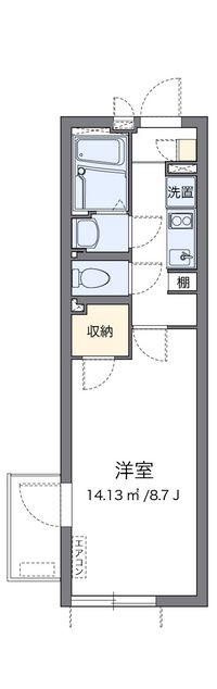 クレイノハイブリッジ富士見通り 間取り図