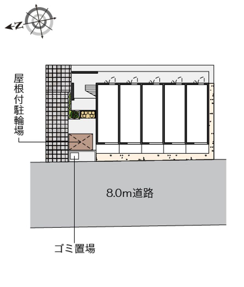 レオパレスパンシー 配置図