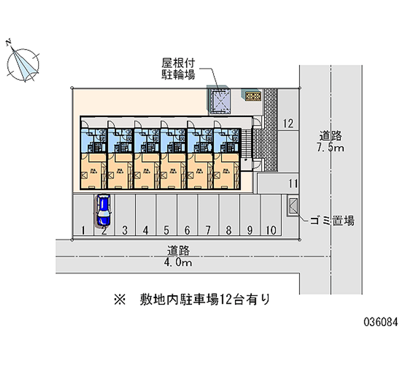 レオパレスＹＵＴＡＫＡ 月極駐車場