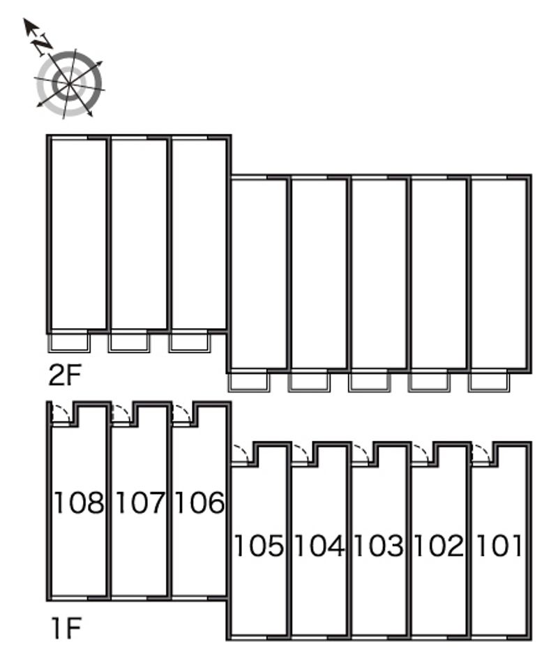 レオネクストジゴジ３ 間取配置図