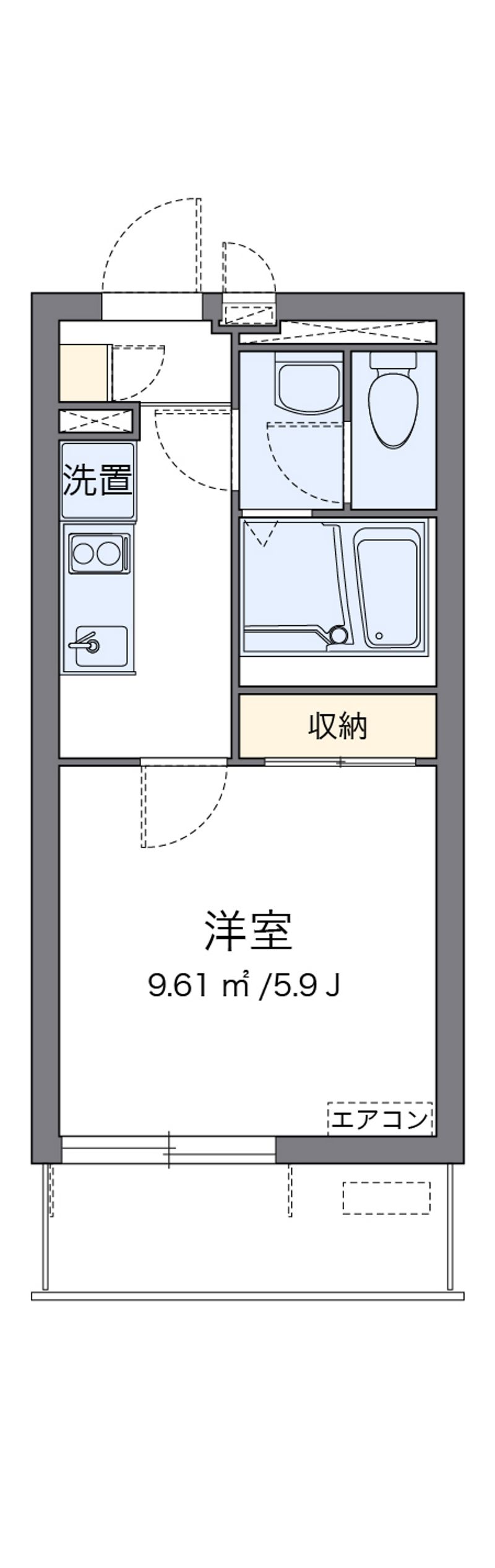 クレイノ翔花 間取図