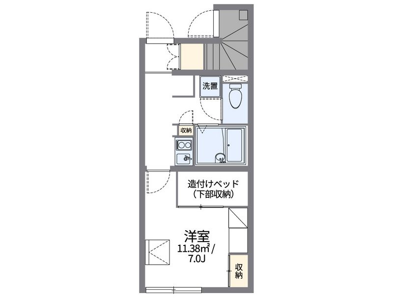 レオパレスソルビエント 間取図