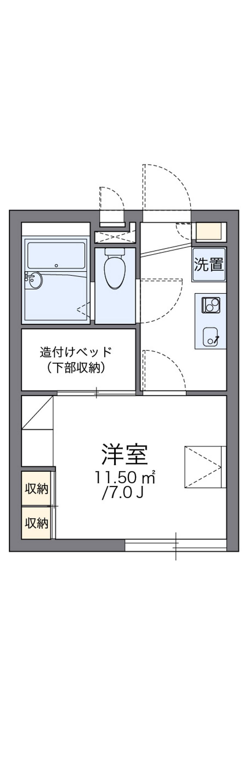 レオパレスエミール 間取図