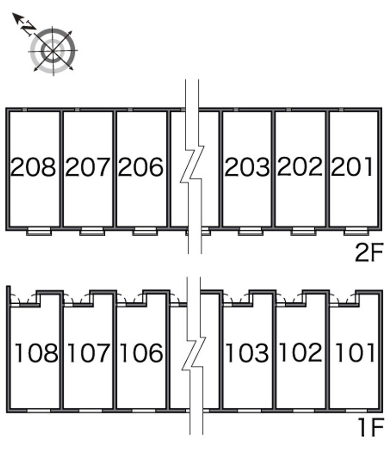 レオネクストテリエⅡ 間取配置図