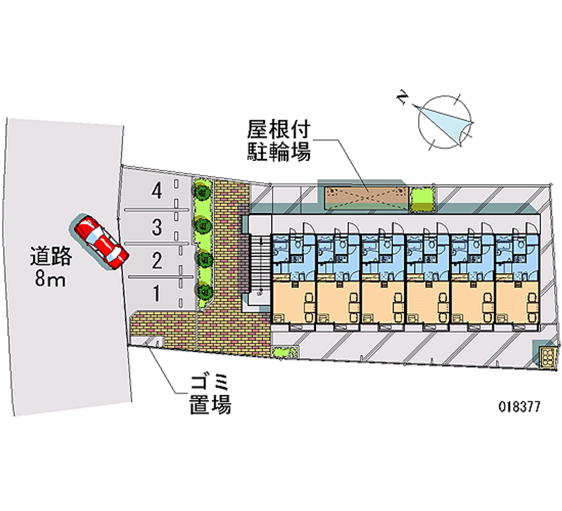 レオパレス石原駅前 月極駐車場