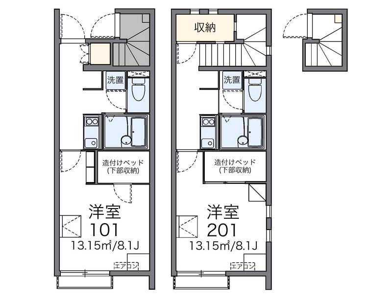 レオネクストチャンティック西脇 間取図