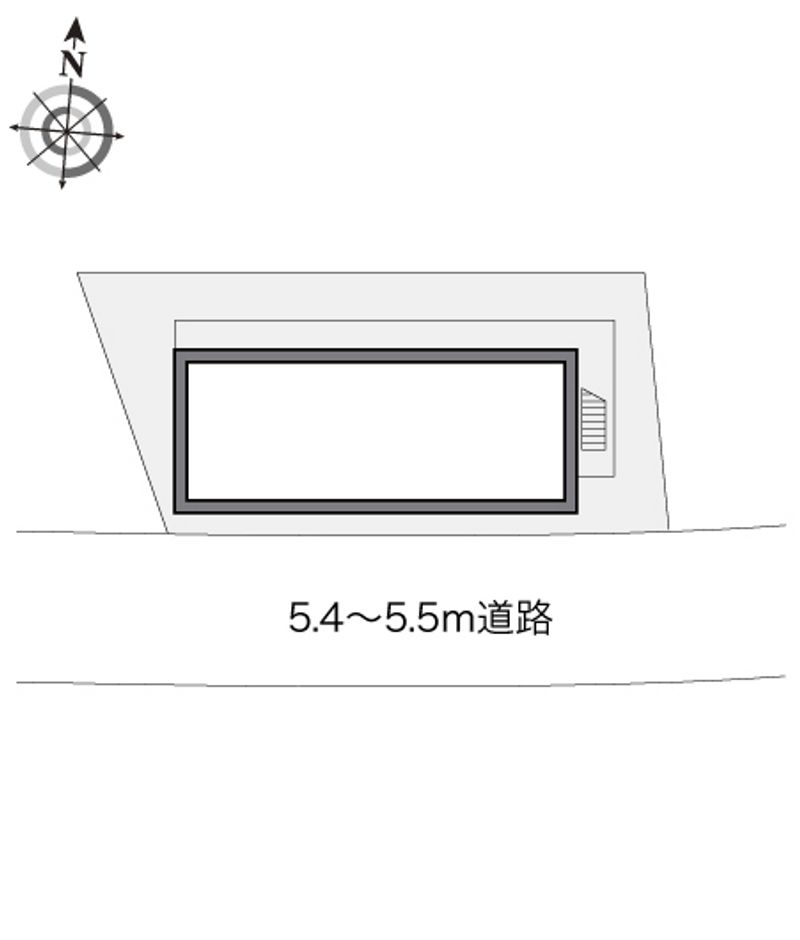 レオパレス長沢Ⅱ 配置図