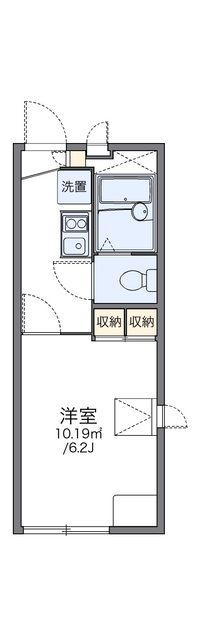 レオパレスフィレンツェ赤坂Ⅰ 間取り図