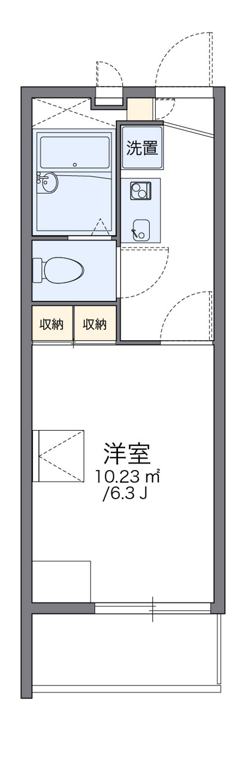 レオパレス新森 間取図