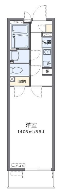 クレイノエスビレッジ 間取り図