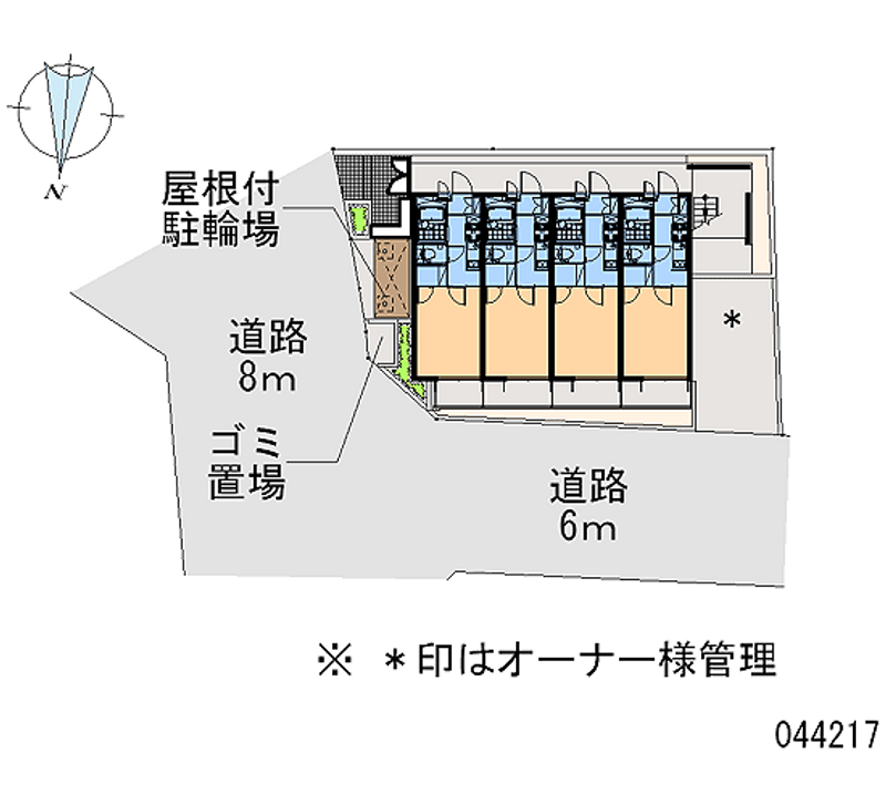 レオパレスすずしろ 区画図