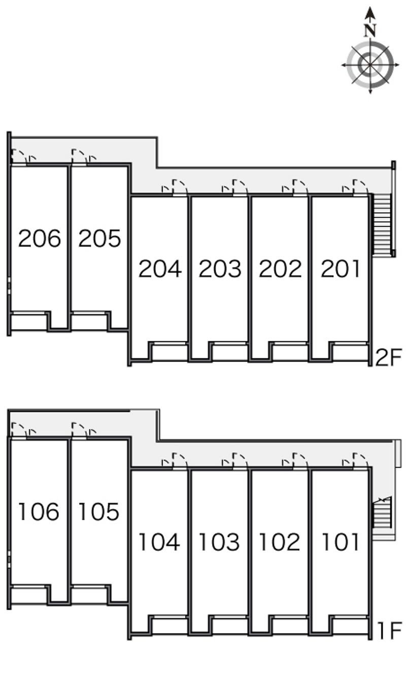 クレイノＭＡＨＯＲＯＢＡ 間取配置図